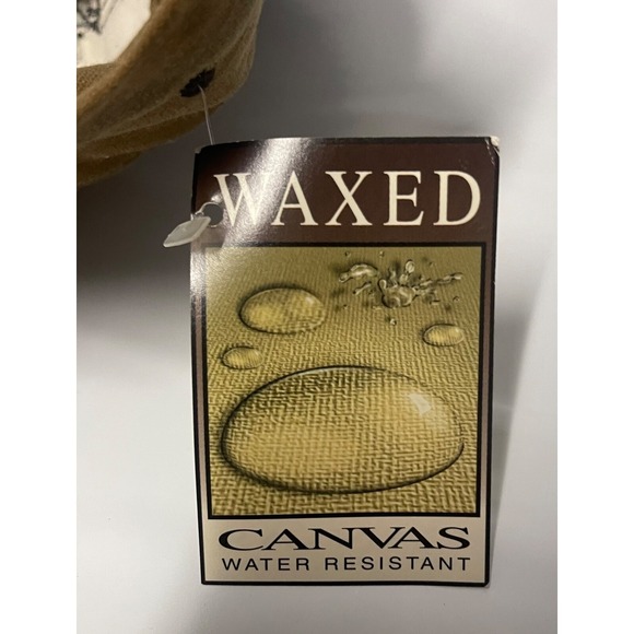 OILTANKING HOUSTON WAXED CANVAS WATER RESISTANT OUTDOOR CAP MADE IN USA VINTAGE - Picture 11 of 11